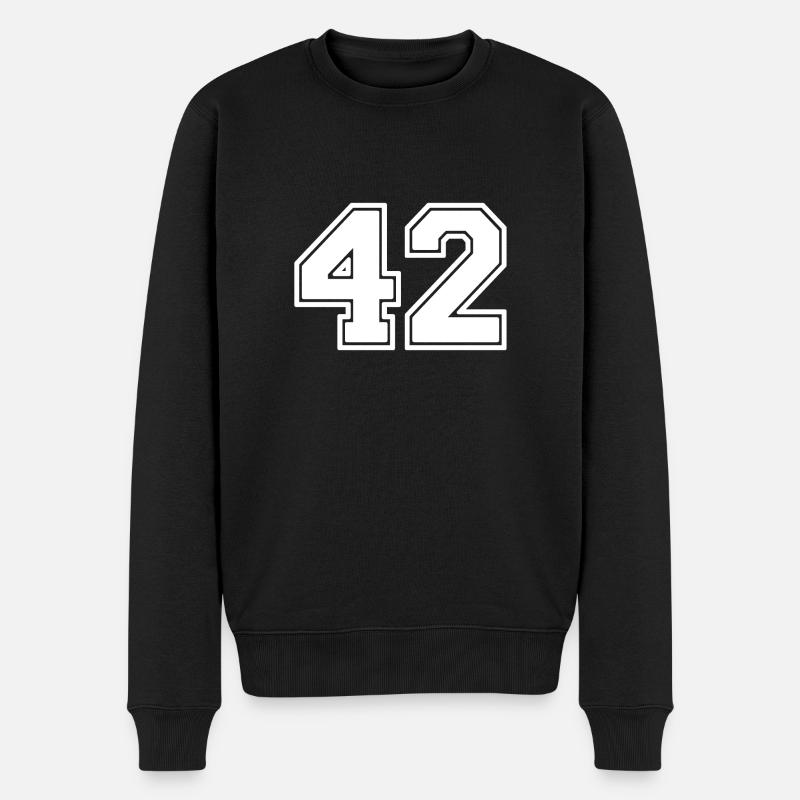 42 - Pull Premium bio Homme - noir