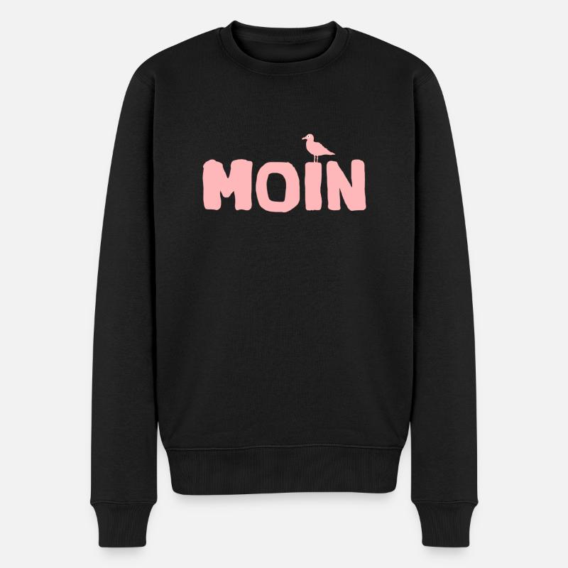 Moin die Möwe édition locale - Pull Premium bio Homme - noir
