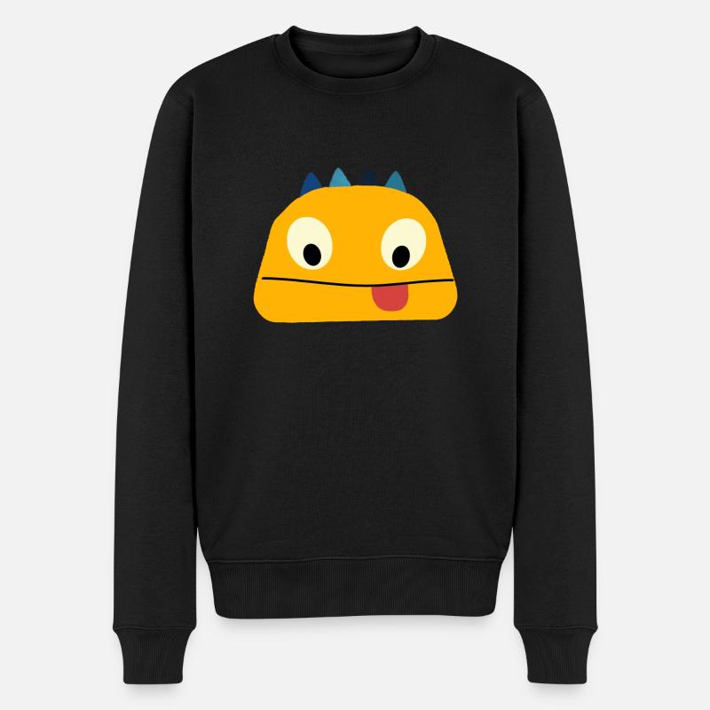 happy dino - Pull Premium bio Homme - noir