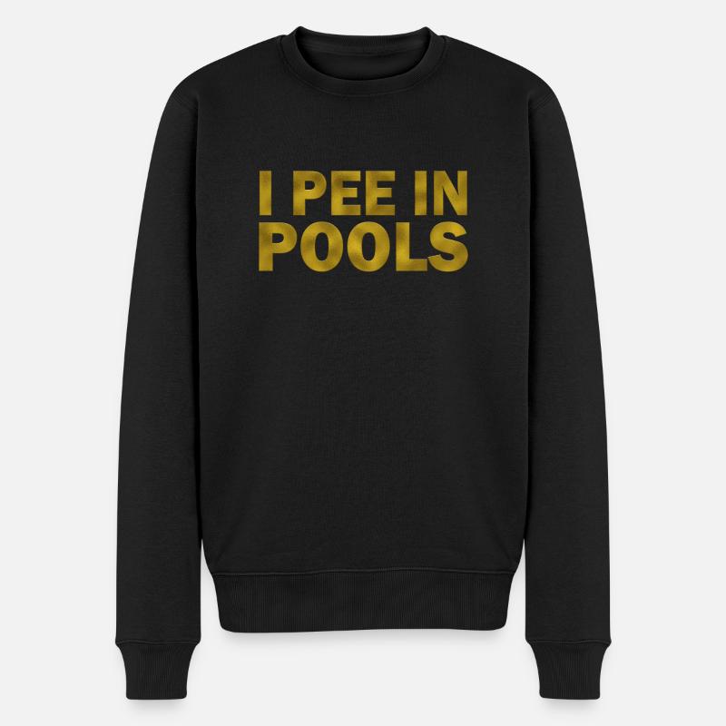 Je fais dans les piscines - Pull Premium bio Homme - noir
