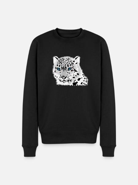 POLAR TIGER - Männer Premium Bio Pullover - Schwarz