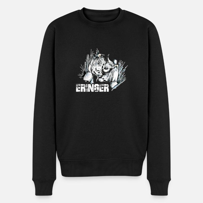 Eringer, vache d'hérens - Pull Premium bio Homme - noir