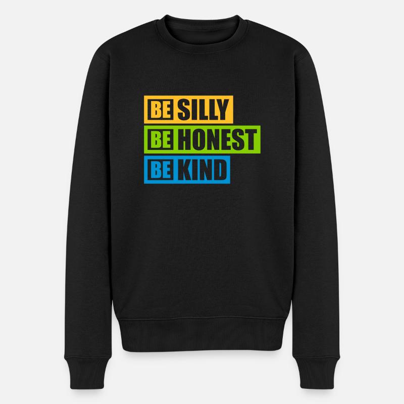 Enfant honnête et stupide - Pull Premium bio Homme - noir