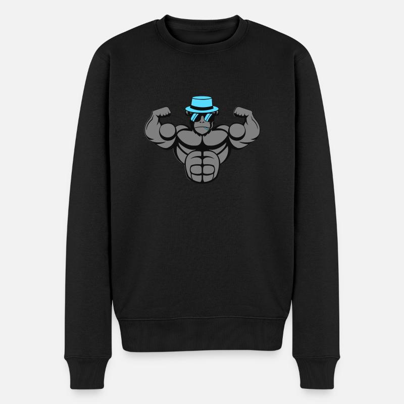 Gorille fort - Pull Premium bio Homme - noir