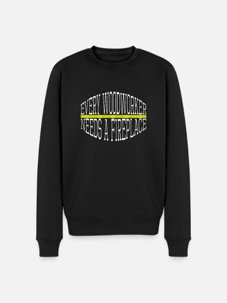 present idea lumberman birthday - Men's Premium Organic Jumper - black