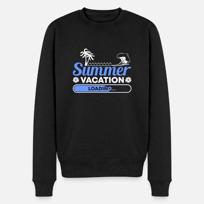 sommer - Männer Premium Bio Pullover - Schwarz