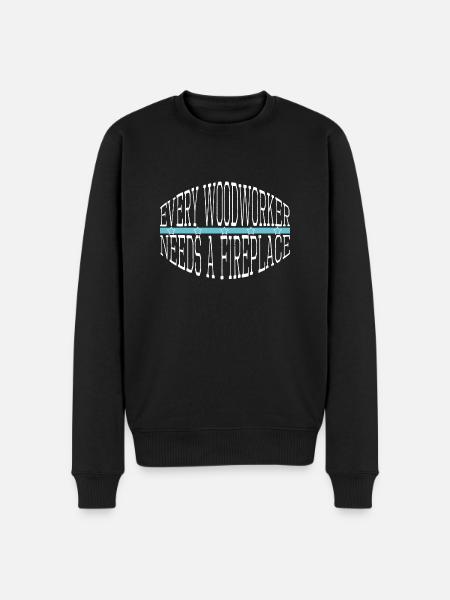 Americas Chainsaw Grab Tree - Men's Premium Organic Jumper - black