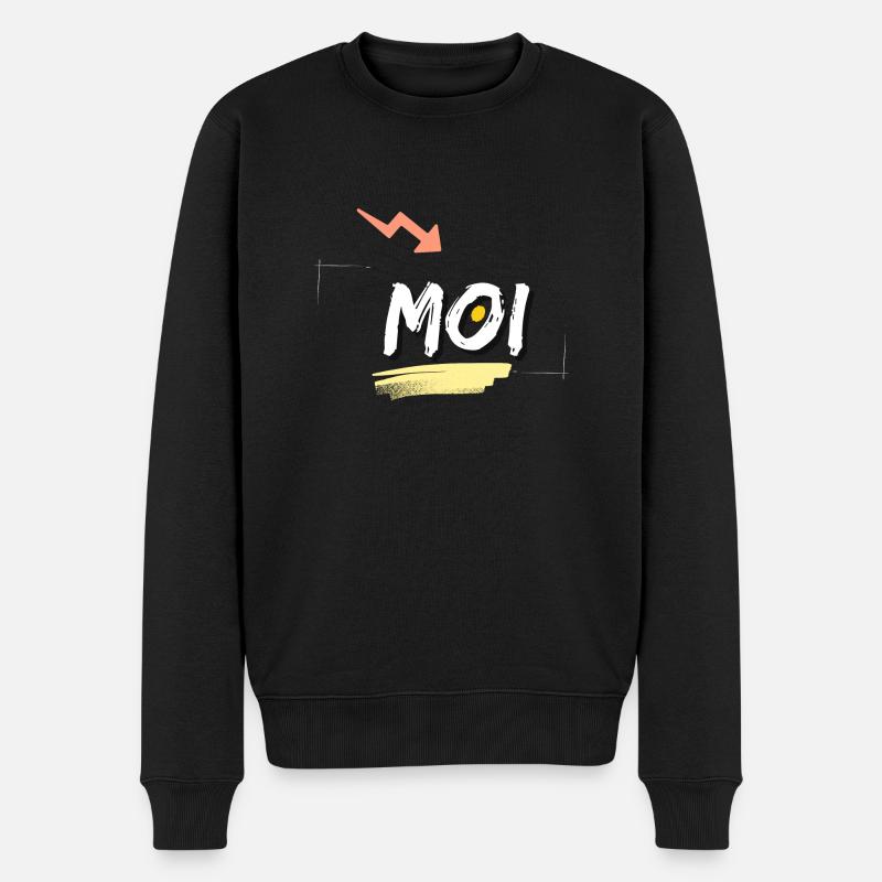 MOI - Pull Premium bio Homme - noir