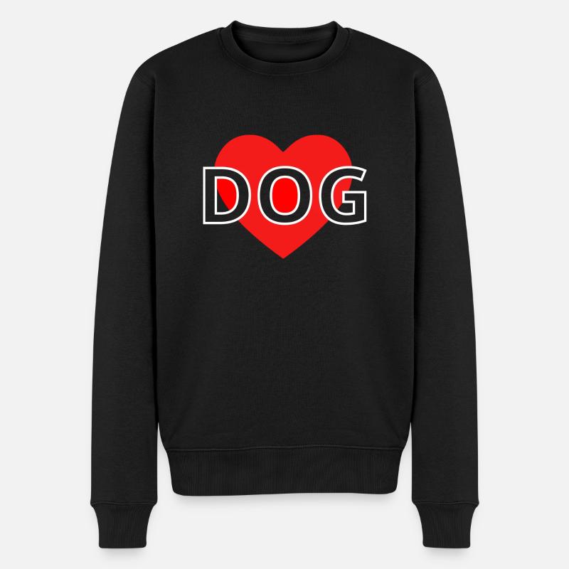 Hund Chien - Pull Premium bio Homme - noir