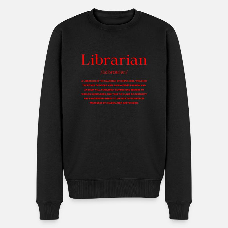 Bibliothécaire Définition Français - Pull Premium bio Homme - noir