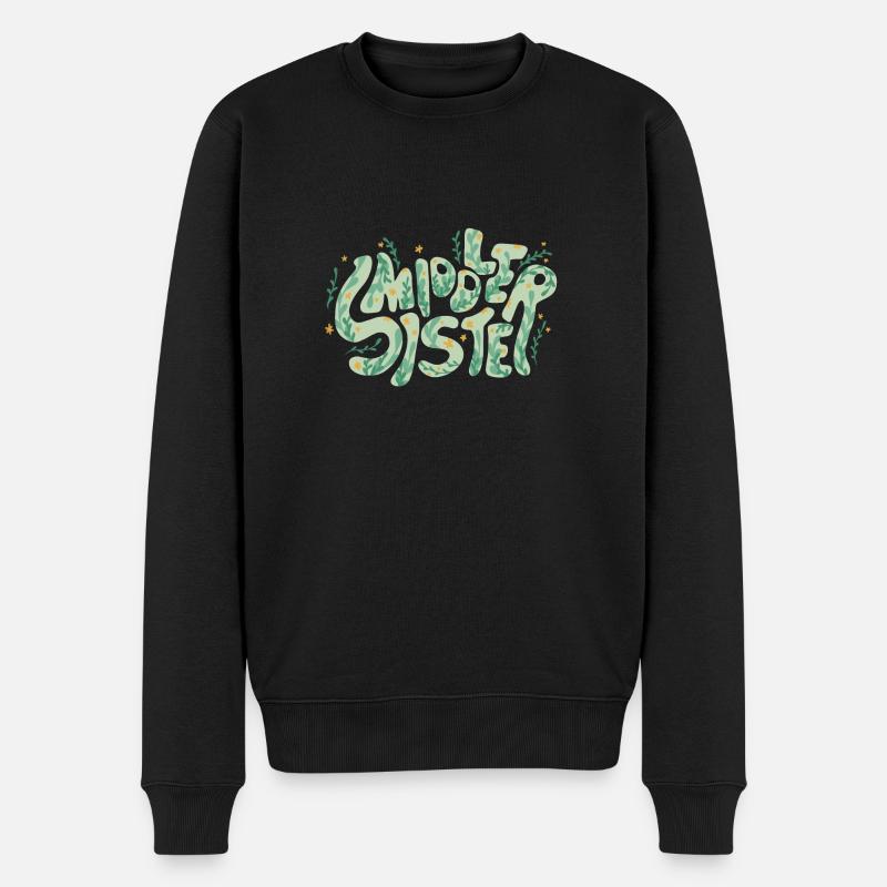 Dire « sœur du milieu » sœur - Pull Premium bio Homme - noir
