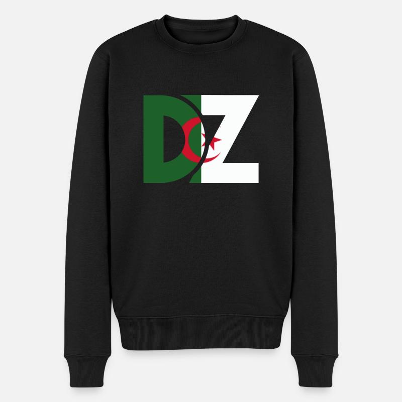 Algerische DZs - Algerien Geschenkidee - Männer Premium Bio Pullover - Schwarz