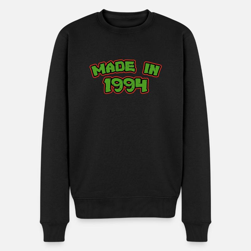 Baujahr 1994 - Männer Premium Bio Pullover - Schwarz