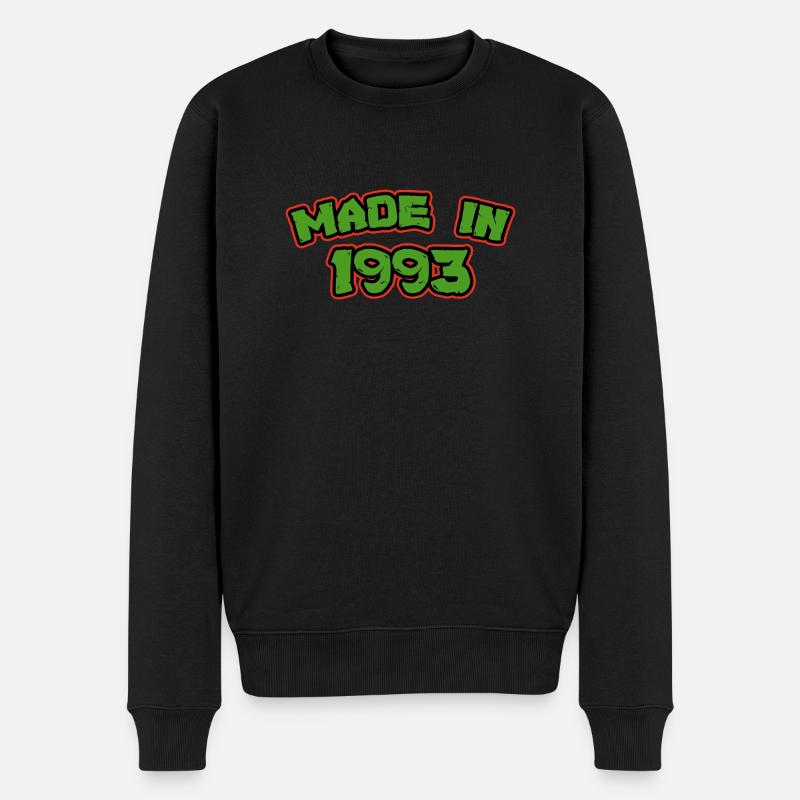 Fabriqué en 1993 - Pull Premium bio Homme - noir