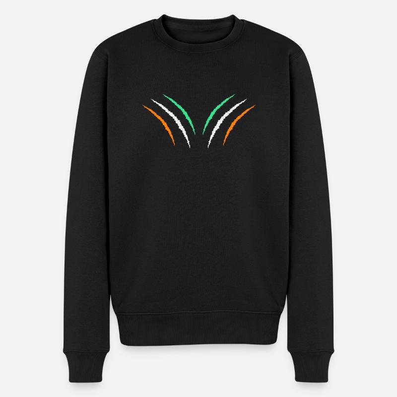 krallen irland 2 - Männer Premium Bio Pullover - Schwarz
