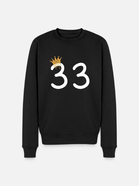 33 - Pull Premium bio Homme - noir