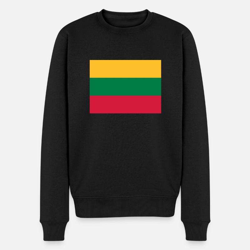 drapeau_lituanie - Pull Premium bio Homme - noir