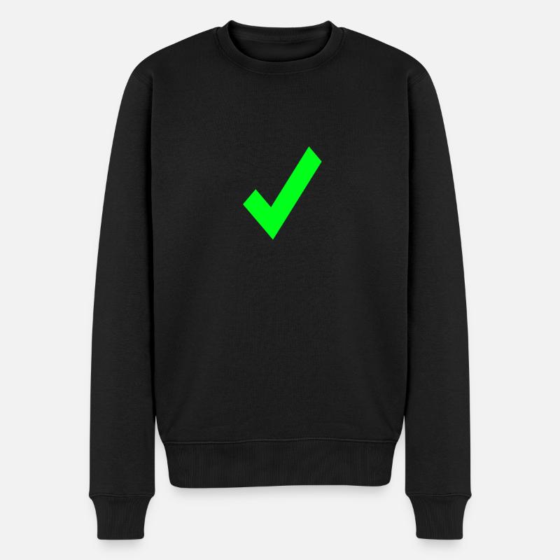 crochet - Pull Premium bio Homme - noir