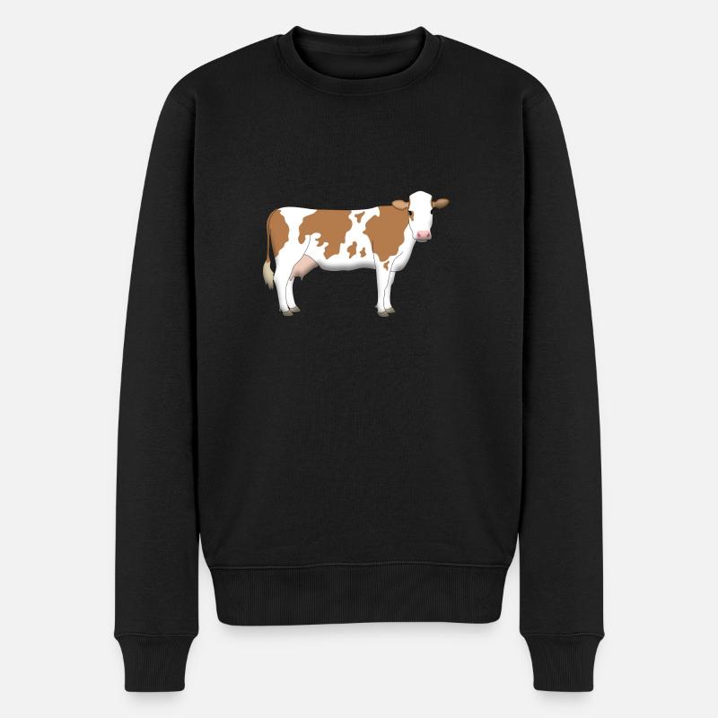 Vache 2 - Pull Premium bio Homme - noir