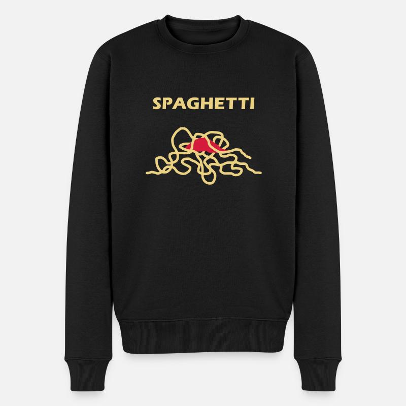 Spaghetti - V2 - Pull Premium bio Homme - noir