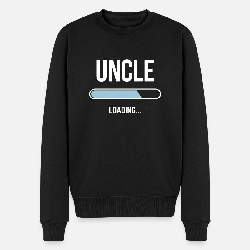 Uncle Loading - Men's Premium Organic Jumper - black