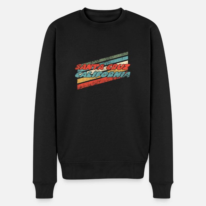 Santa Cruz Retro - Pull Premium bio Homme - noir