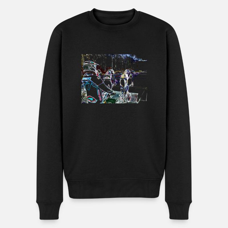 bmx - Männer Premium Bio Pullover - Schwarz