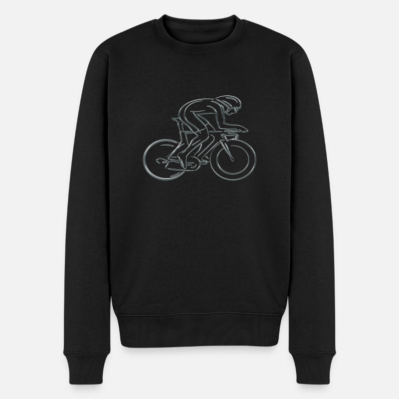 Vélo vélo adrénaline vélo vélo - Pull Premium bio Homme - noir