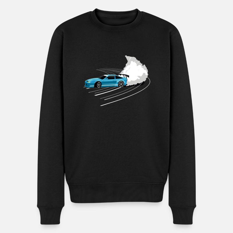 Auto Driften Racing Tuning - Männer Premium Bio Pullover - Schwarz
