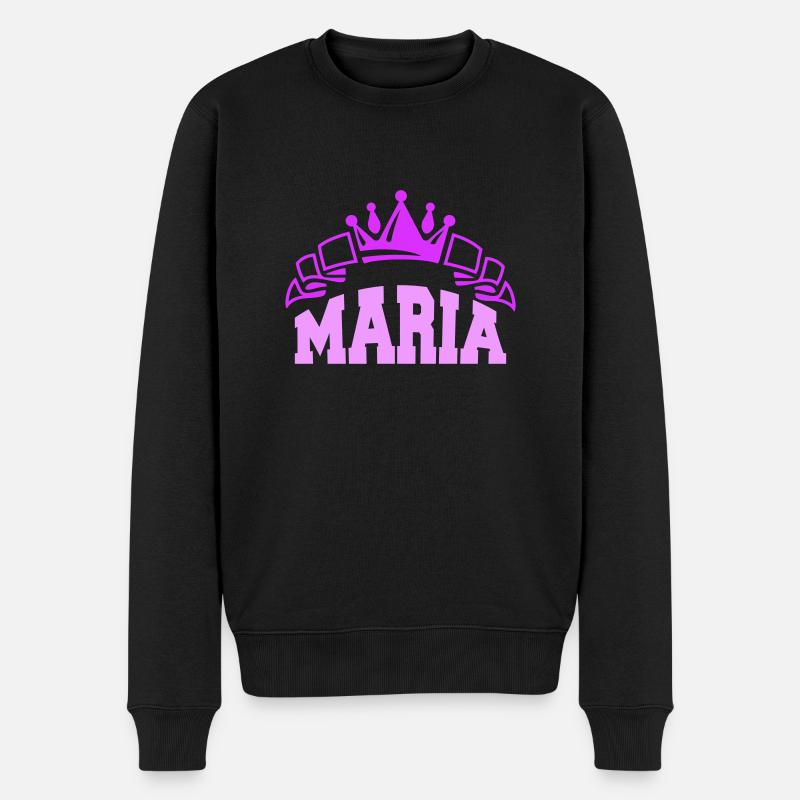 Maria - Pull Premium bio Homme - noir