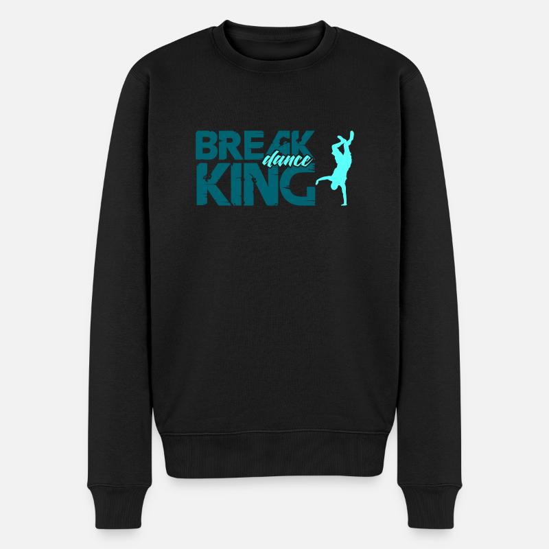 Roi du break dance - Pull Premium bio Homme - noir