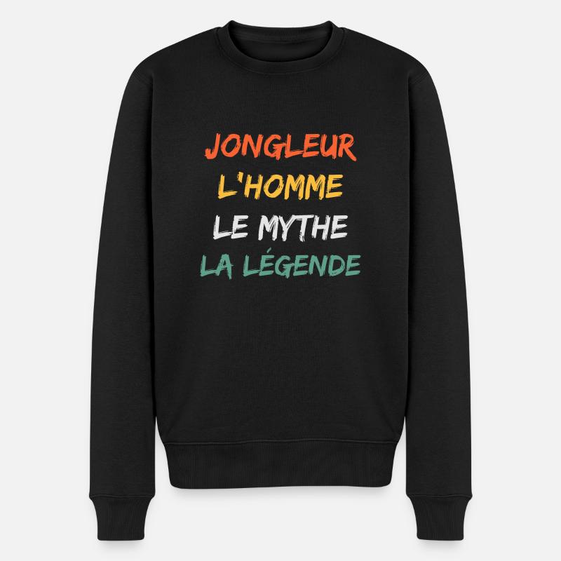 Jongleur - Pull Premium bio Homme - noir
