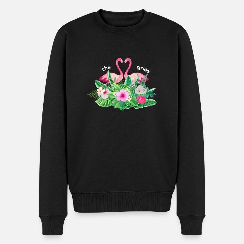 The bride flamingo tropical - Pull Premium bio Homme - noir