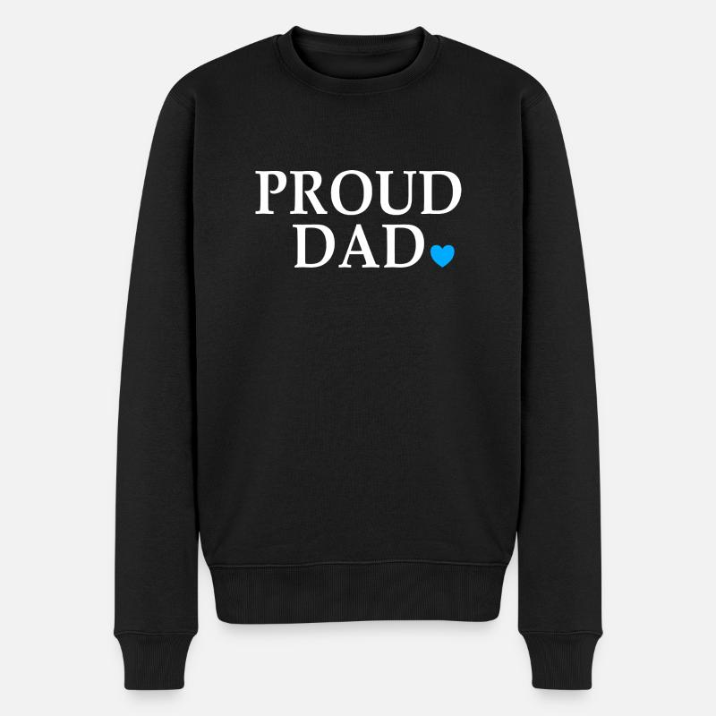 Vater Geschenk Papa - Männer Premium Bio Pullover - Schwarz