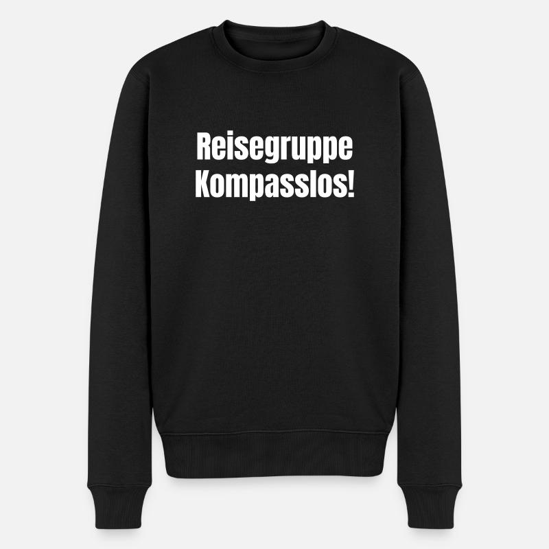 Groupe de voyage sans boussole ! - Pull Premium bio Homme - noir