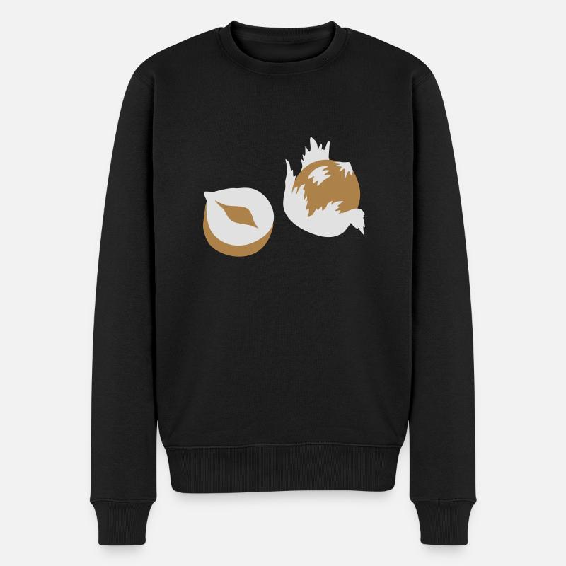 Écrou - Noix - Nuts - 2C - Pull Premium bio Homme - noir