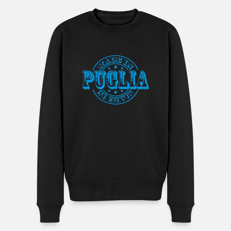 made in puglia m1k2 - Pull Premium bio Homme - noir