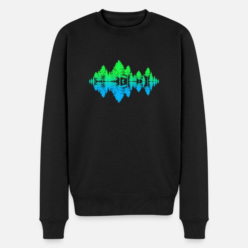 Bruit de la nature (printemps) - Pull Premium bio Homme - noir