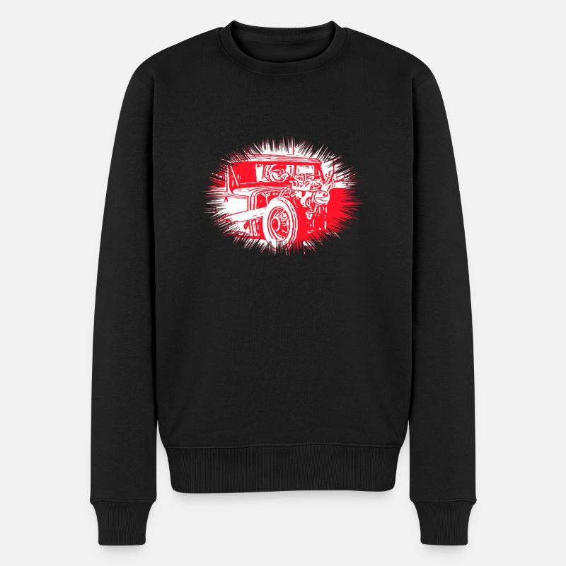 Voiture - Pull Premium bio Homme - noir
