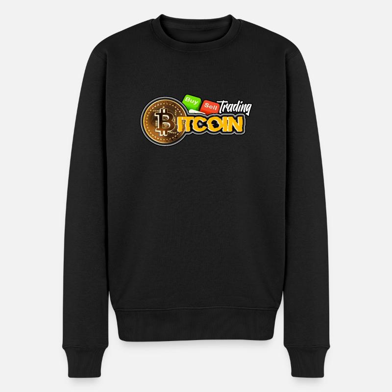 Bitcoin trading buy sell - Männer Premium Bio Pullover - Schwarz