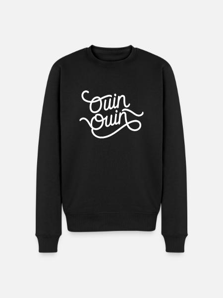Ouin ouin - Pull Premium bio Homme - noir
