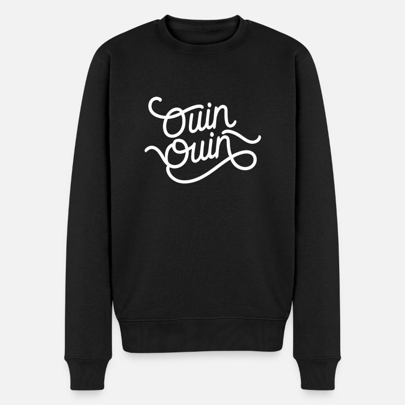 Ouin ouin - Pull Premium bio Homme - noir