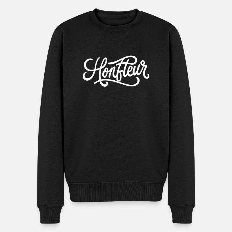 Honfleur - Pull Premium bio Homme - noir