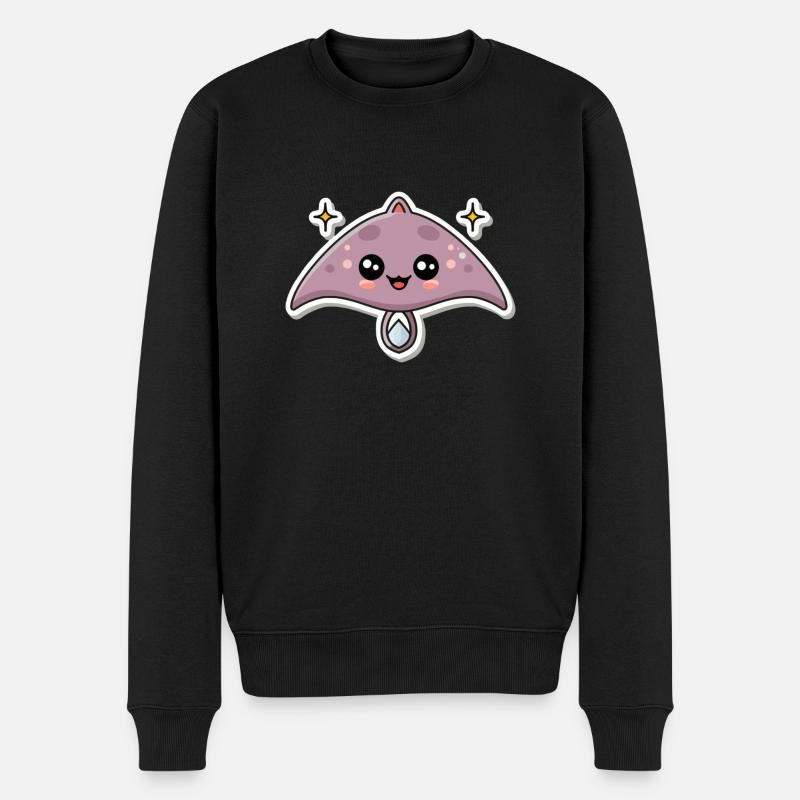 Manta-Liebhaber - Männer Premium Bio Pullover - Schwarz