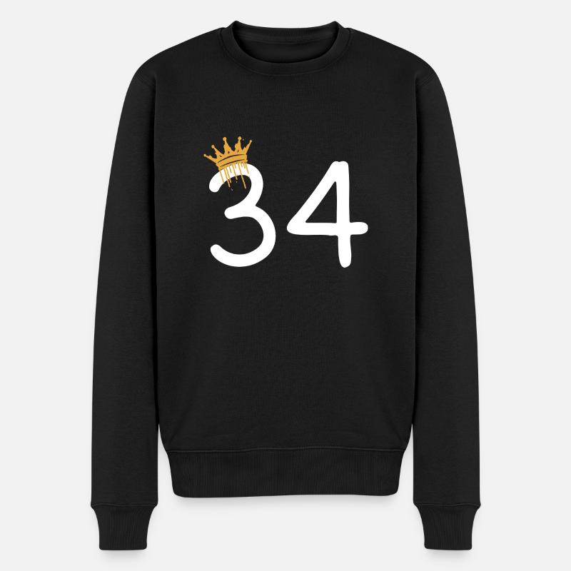 34 - Pull Premium bio Homme - noir