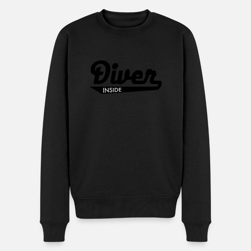 tauchen - Pull Premium bio Homme - noir