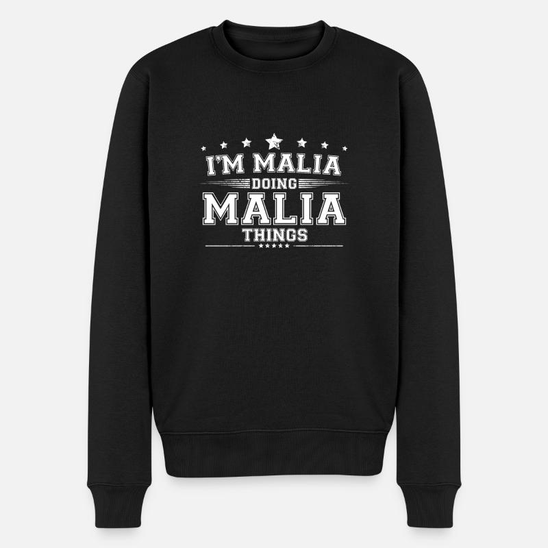 Malia - Pull Premium bio Homme - noir