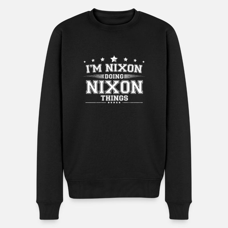 Nixon - Männer Premium Bio Pullover - Schwarz