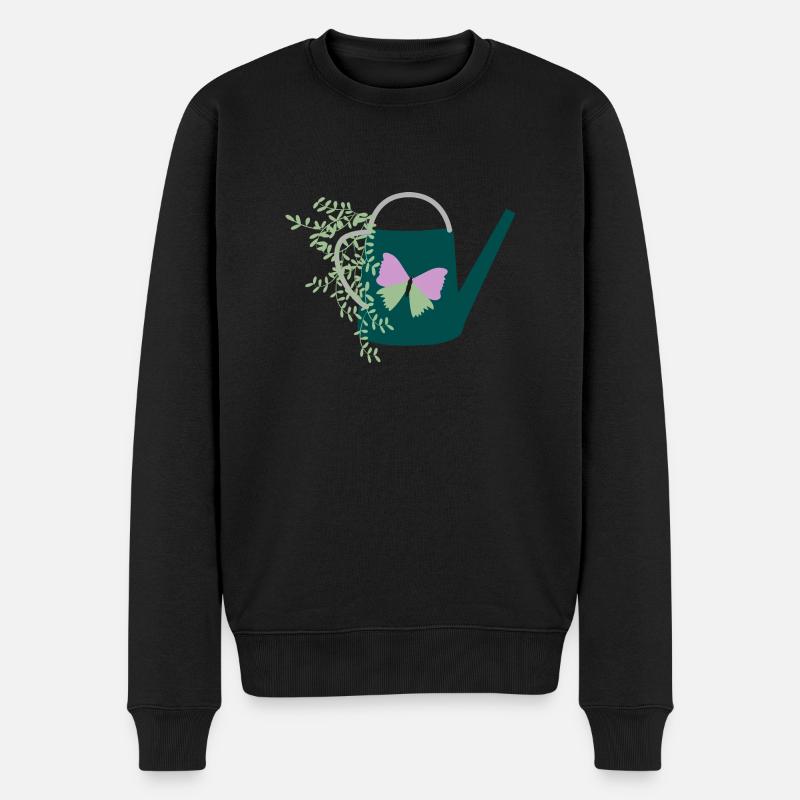 Jardin des papillons - Pull Premium bio Homme - noir
