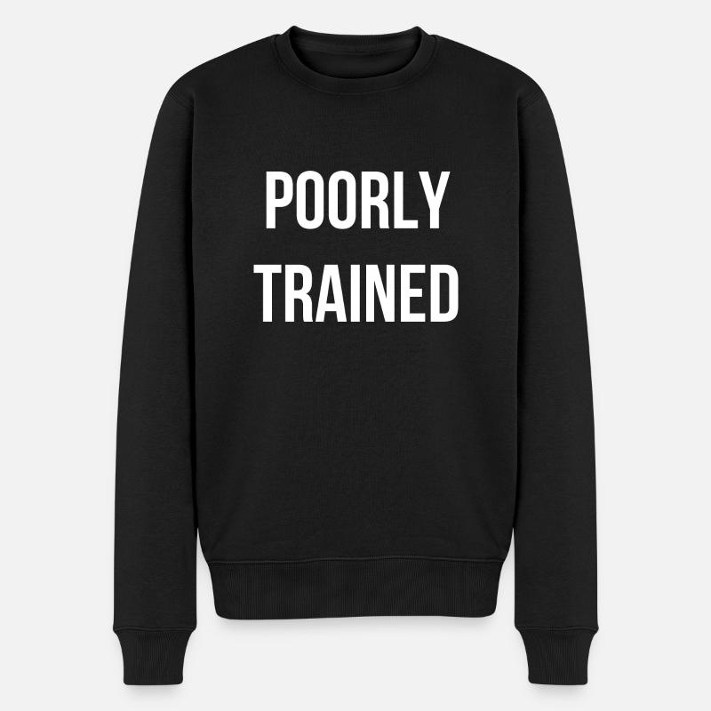 Anglais peu instruit - Pull Premium bio Homme - noir